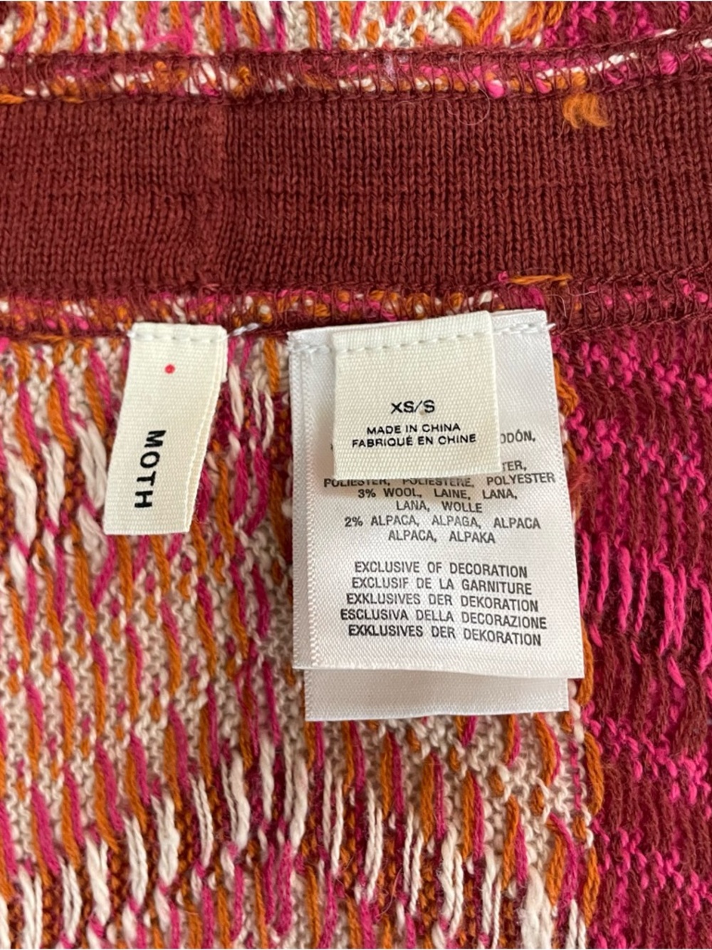 Anthropologie‎ Moth Durango Jacquard Boho Vest - Picture 10 of 15